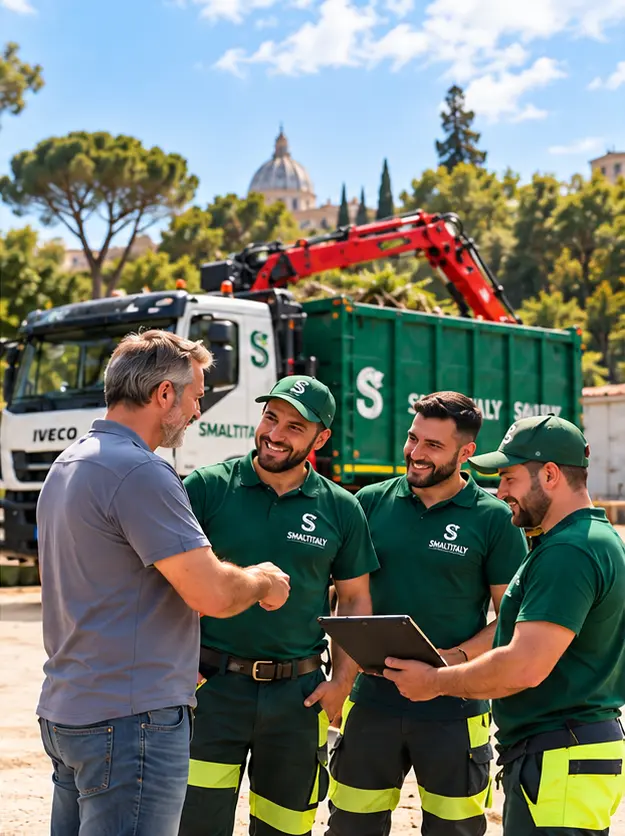 Rappresentazione del rapporto tra squadra operativa e cliente